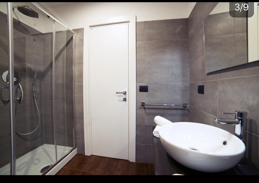 Bagno privato della Camera Comfort con ampia doccia